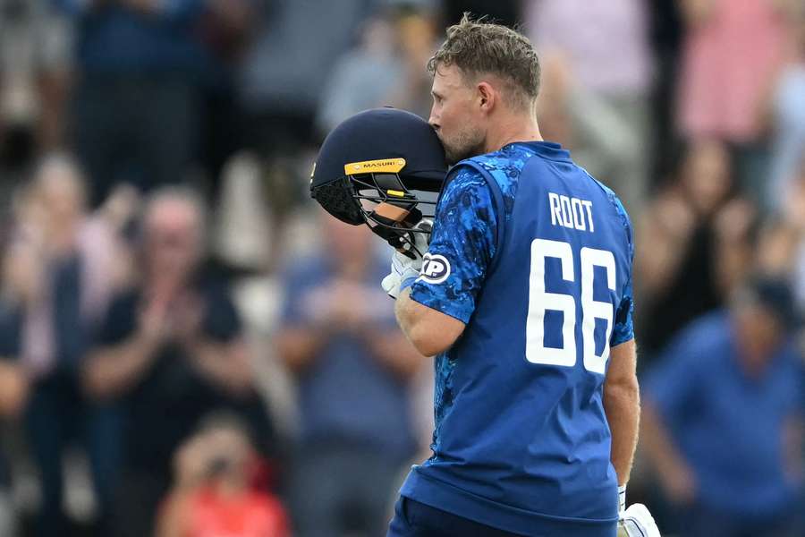 Joe Root in action for England