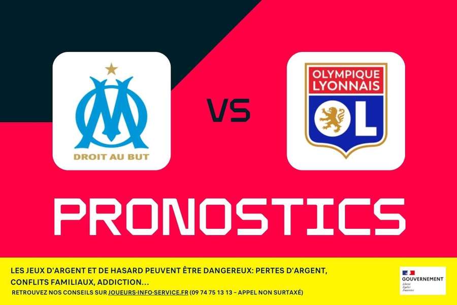 Marseille - Lyon : Pronostics, meilleurs paris et cotes (Ligue 1)