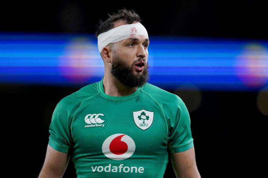 Jamison Gibson-Park (L) starts Ireland's Six Nations clash with England where an Irish win would seal their fourth Grand Slam