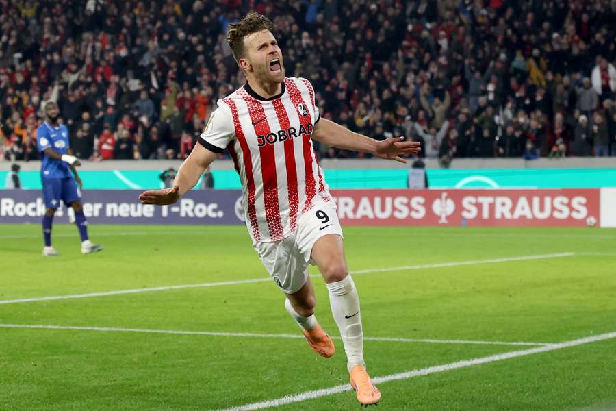 Torjubel von Lucas Höler Torjubel von Lucas Höler