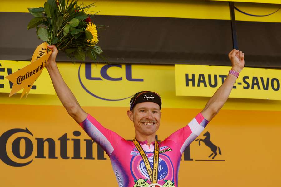 Magnus Cort Nielsen won stage 10 of this year's Tour