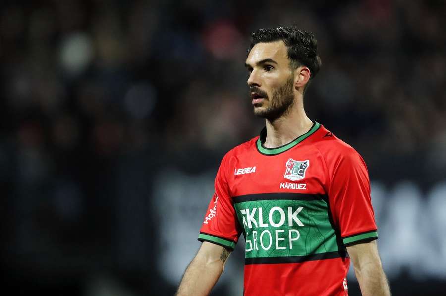 De centrale verdediger Iván Márquez gaat NEC Nijmegen de komende zomer transfervrij verlaten