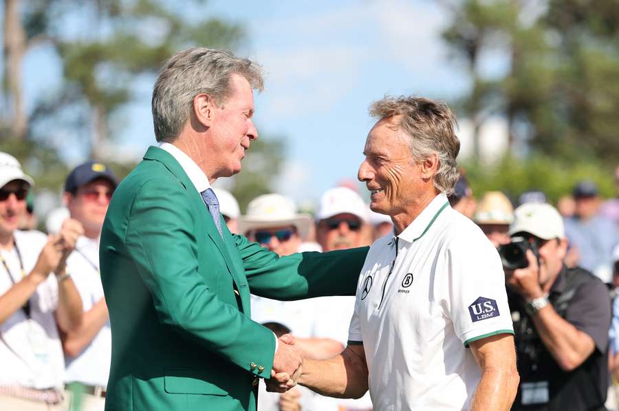 Bernhard Langer verabschiedet sich vom Masters.