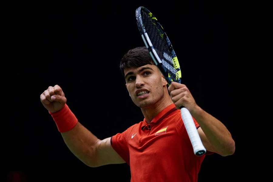 Alcaraz, jugador de la selección española de tenis.