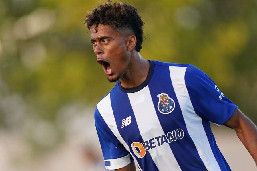 Gonçalo Borges com a camisola do FC Porto