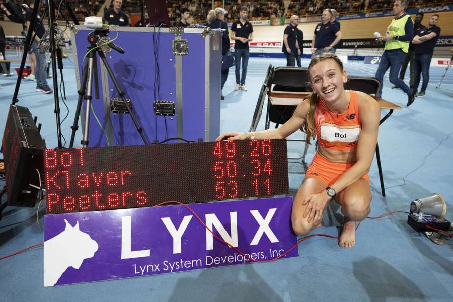 Femke Bol en haar recordbrekende tijd