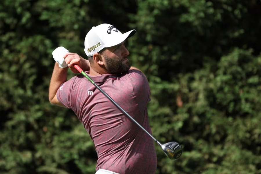 Spain's Jon Rahm in action