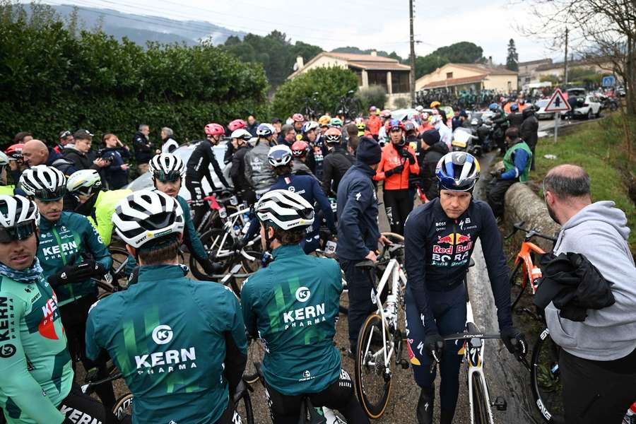 Le peloton ce vendredi.