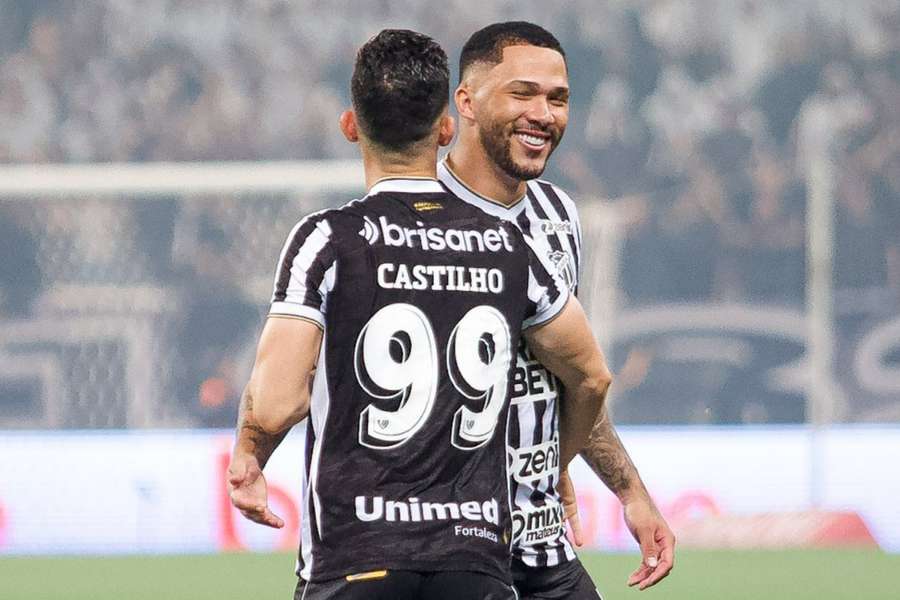 Guilherme Castilho e Vitor Gabriel fizeram os gols do Ceará