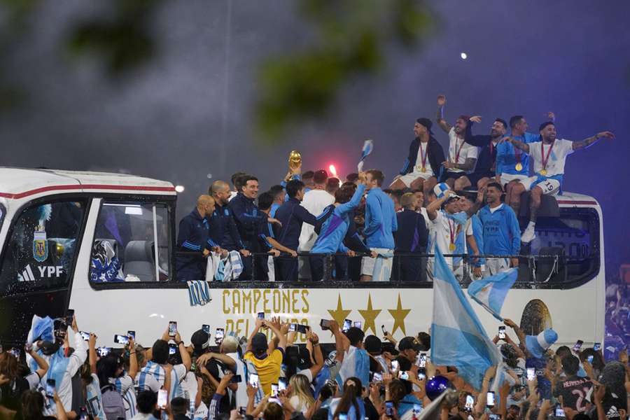 Exclusive: Argentina's World Cup parade in Buenos Aires in pictures