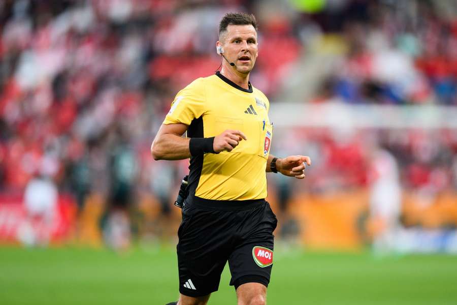 Rozhodčí Stanislav Volek nařízení pokutového kopu ve prospěch Slavie obhajoval. Rozhodčí Stanislav Volek nařízení pokutového kopu ve prospěch Slavie obhajoval.