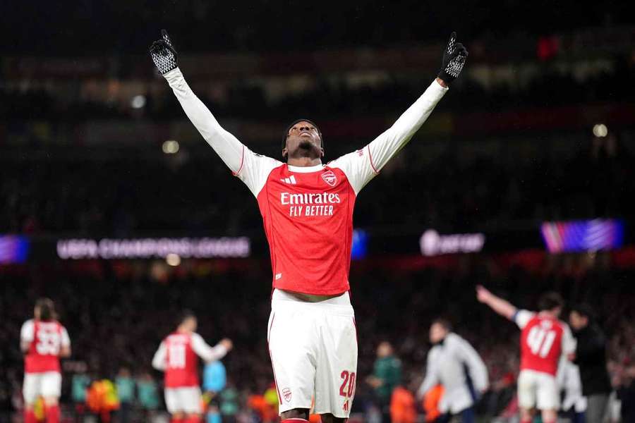 Madueke anotou segundo golo dos gunners Madueke anotou segundo golo dos gunners