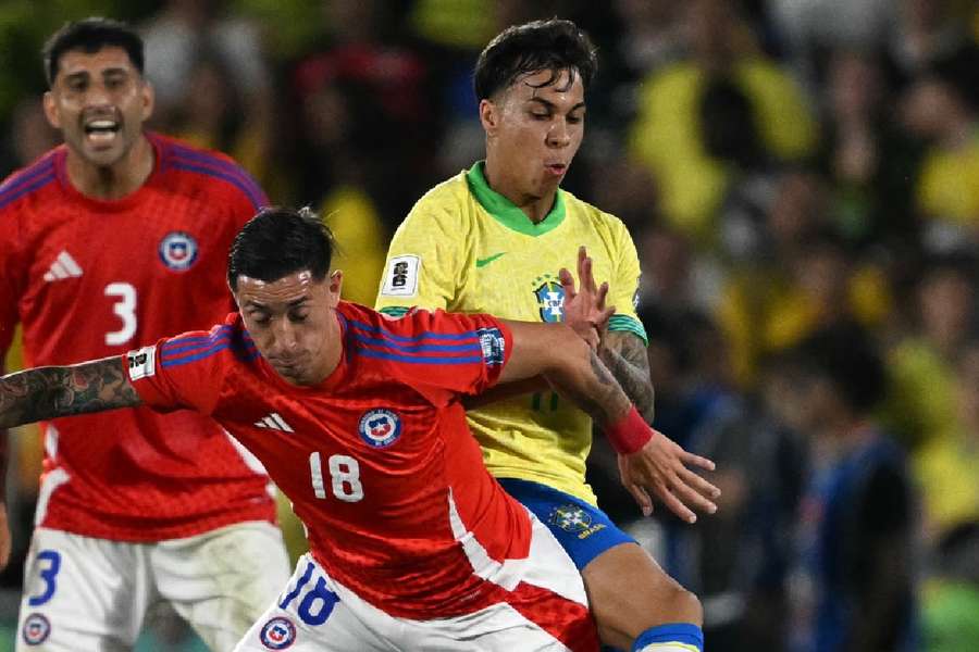 Kaio Jorge entrou na segunda etapa do duelo com o Chile