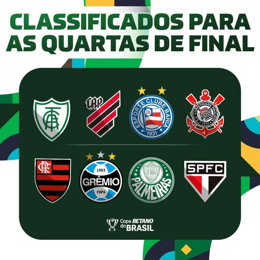 SORTEIO COPA DO BRASIL QUARTAS DE FINAIS 