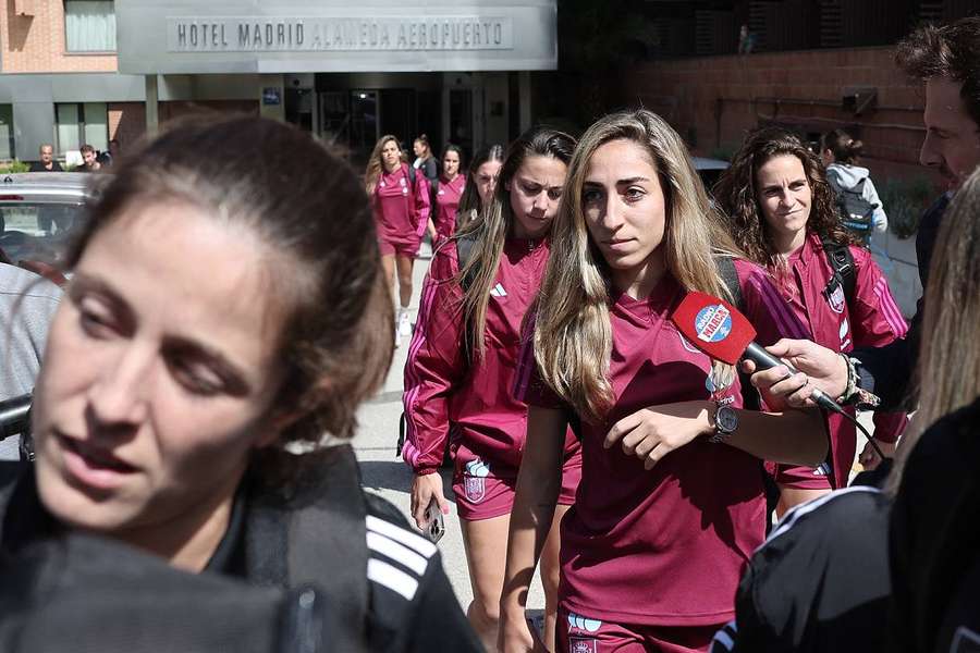 Olga Carmona à Madrid ce mardi.