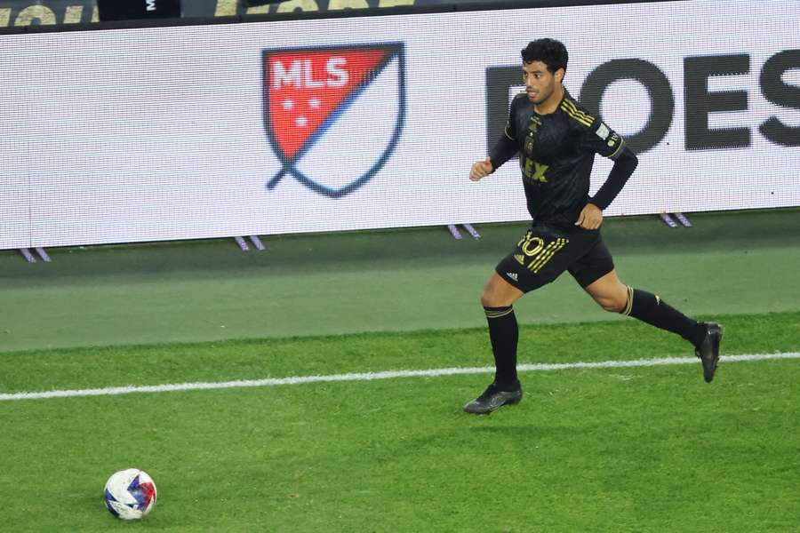 Vela in action for LAFC in 2024