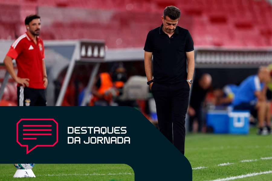 Marco Silva de cabeça baixa após empate na Luz Marco Silva de cabeça baixa após empate na Luz