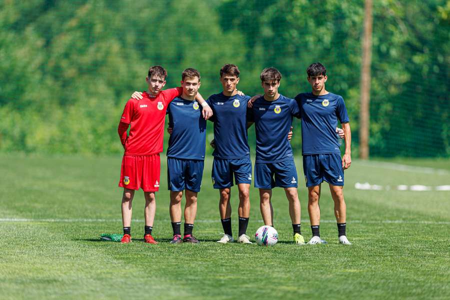 Leandro Quaresma, Zé Ricardo, Dinis Sousa, Ricardo Teixeira e Bruno Duarte