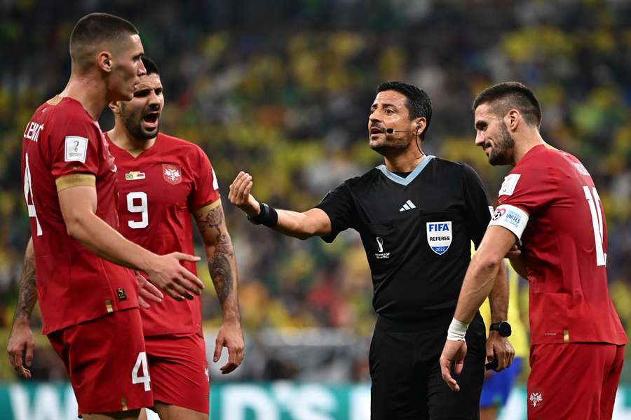 Alireza Faghani esteve presente no duelo do Brasil com a Sérvia