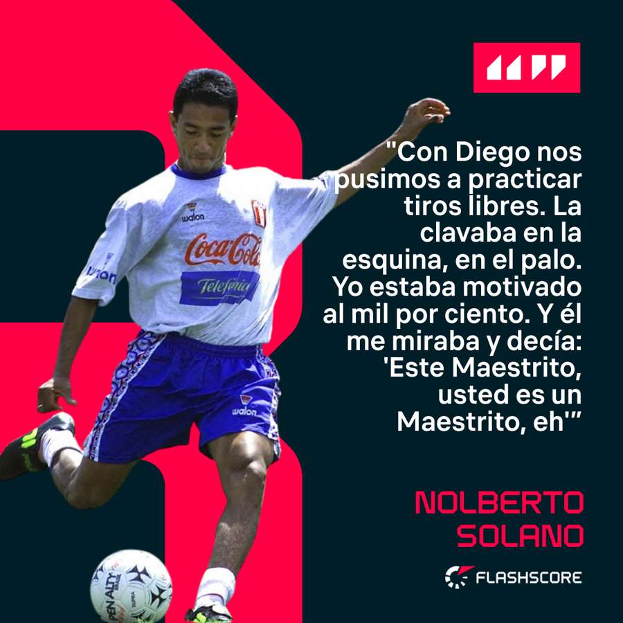Declaraciones de Solano sobre Maradona