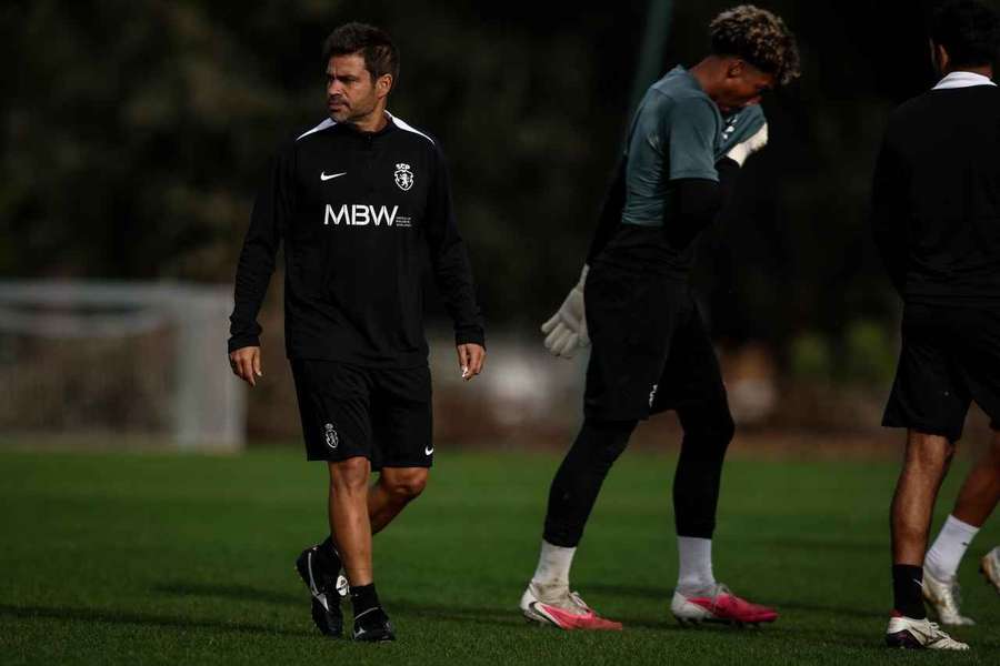 Tiago Fernandes, treinador do Sporting Tiago Fernandes, treinador do Sporting