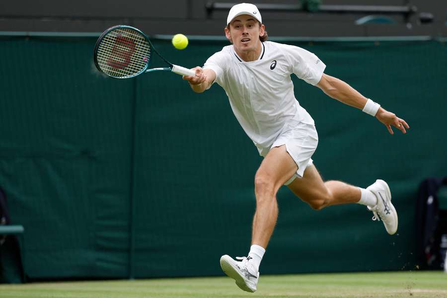 De Minaur picked up an injury on match point in his last game 