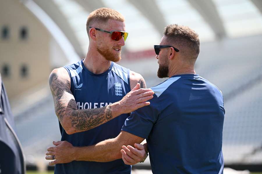 England captain Ben Stokes and coach Brendon McCullum