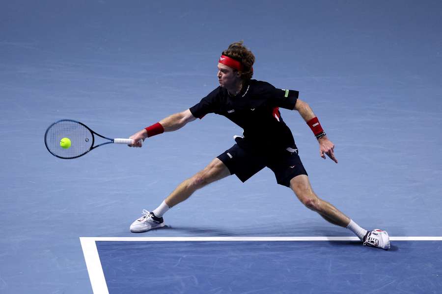 Andrey Rublev em ação