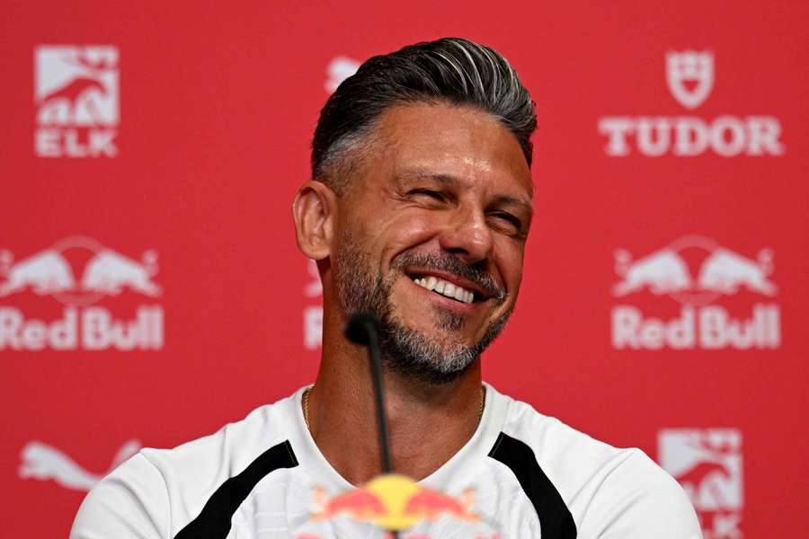 Martín Demichelis am Montag auf der Pressekonferenz