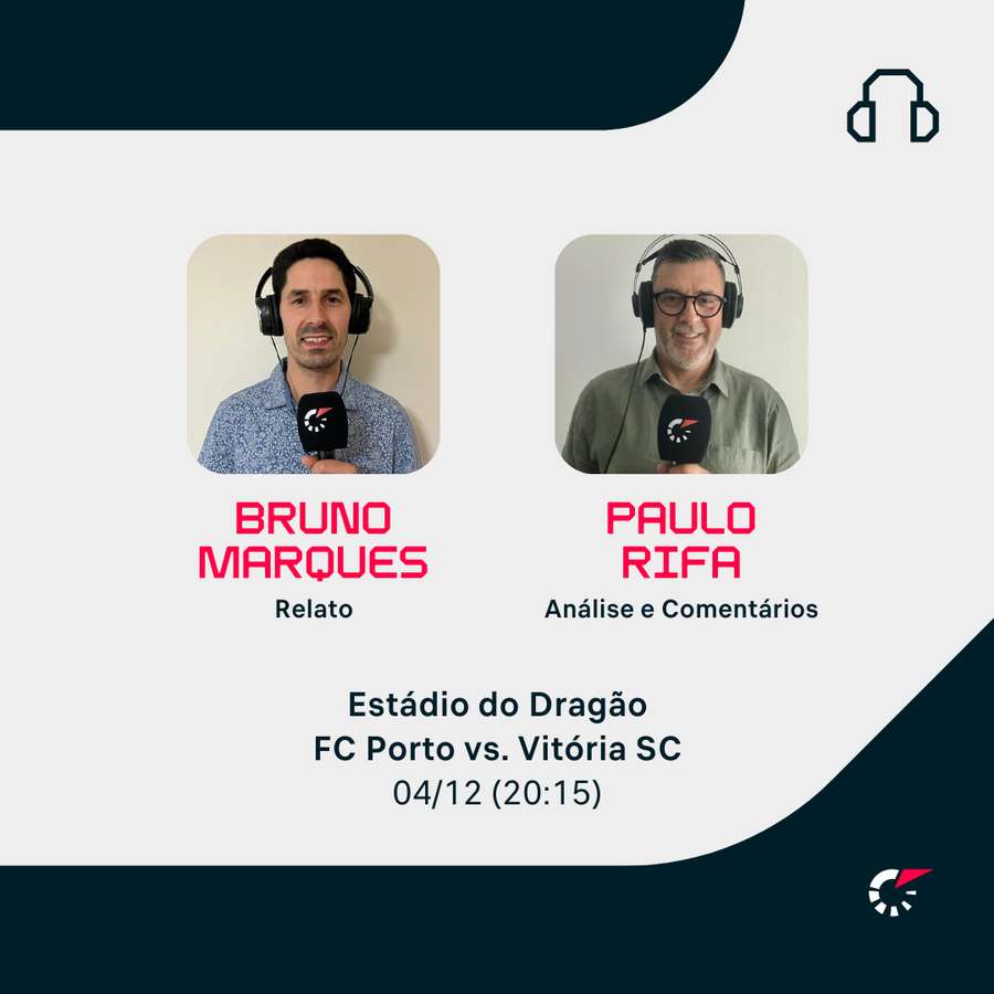 Ouça o relato através da app ou site