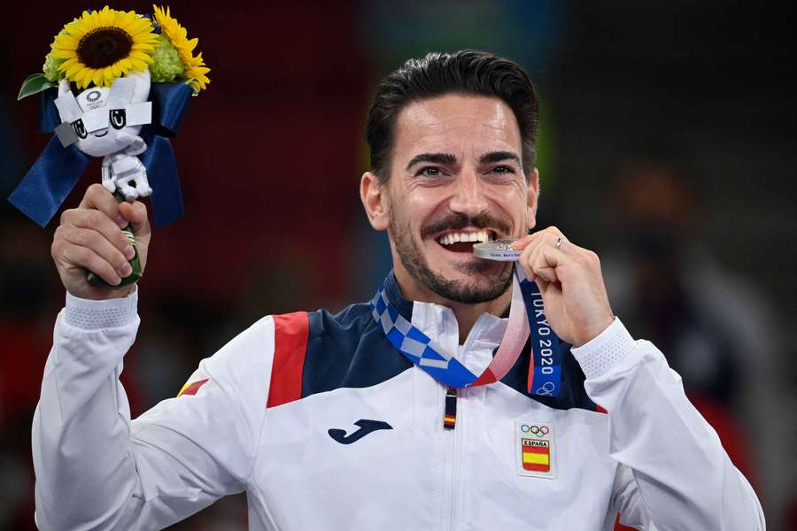 Damián Quintero, el mejor karateca español de la historia, con la medalla de plata en Tokio 2020