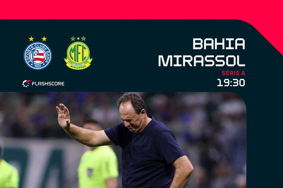 Bahia e Mirassol se encontram neste domingo (11), às 19h30, na Fonte Nova Bahia e Mirassol se encontram neste domingo (11), às 19h30, na Fonte Nova