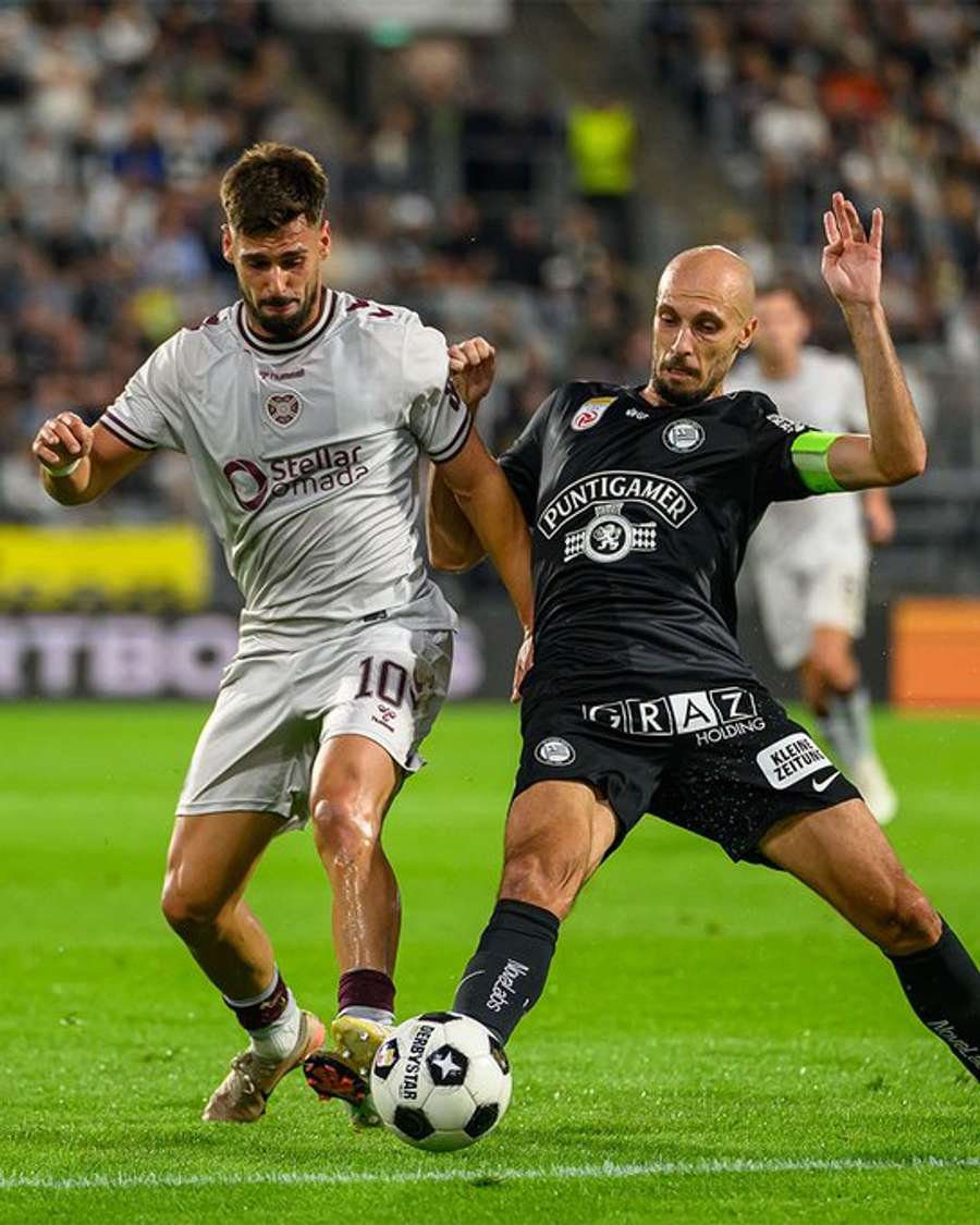 O Hearts caiu aos pés do Sturm Graz na segunda pré-eliminatória da Liga dos Campeões O Hearts caiu aos pés do Sturm Graz na segunda pré-eliminatória da Liga dos Campeões