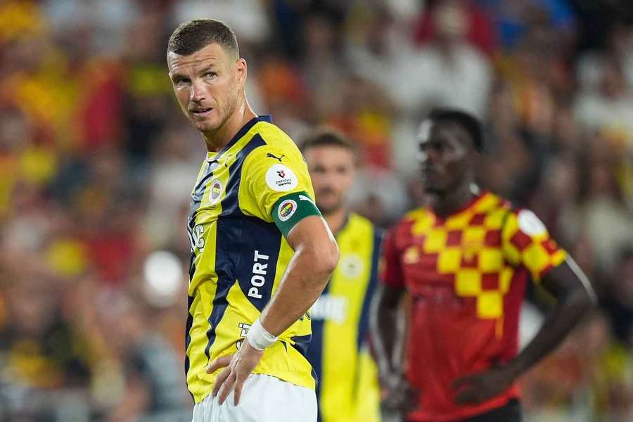 Edin Dzeko was trefzeker, maar kon puntverlies niet voorkomen