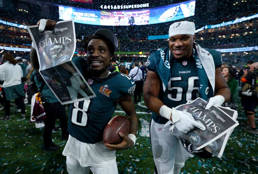 Os Eagles são os grandes campeões do Super Bowl LIX
