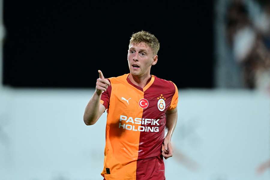 Metehan Baltaci celebra un gol con el Galatasaray antes de que se destapara el escándalo de apuestas en Turquía Metehan Baltaci celebra un gol con el Galatasaray antes de que se destapara el escándalo de apuestas en Turquía