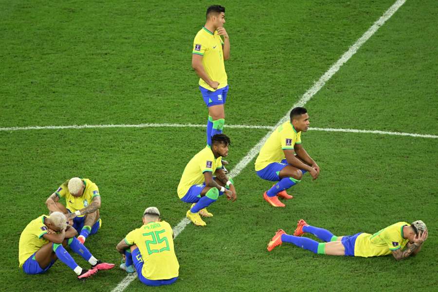 Brasile dopo il k.o. con la Croazia