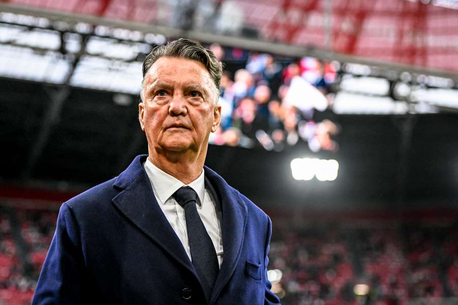 Louis van Gaal during the Ajax legends match against Real Madrid legends Louis van Gaal during the Ajax legends match against Real Madrid legends