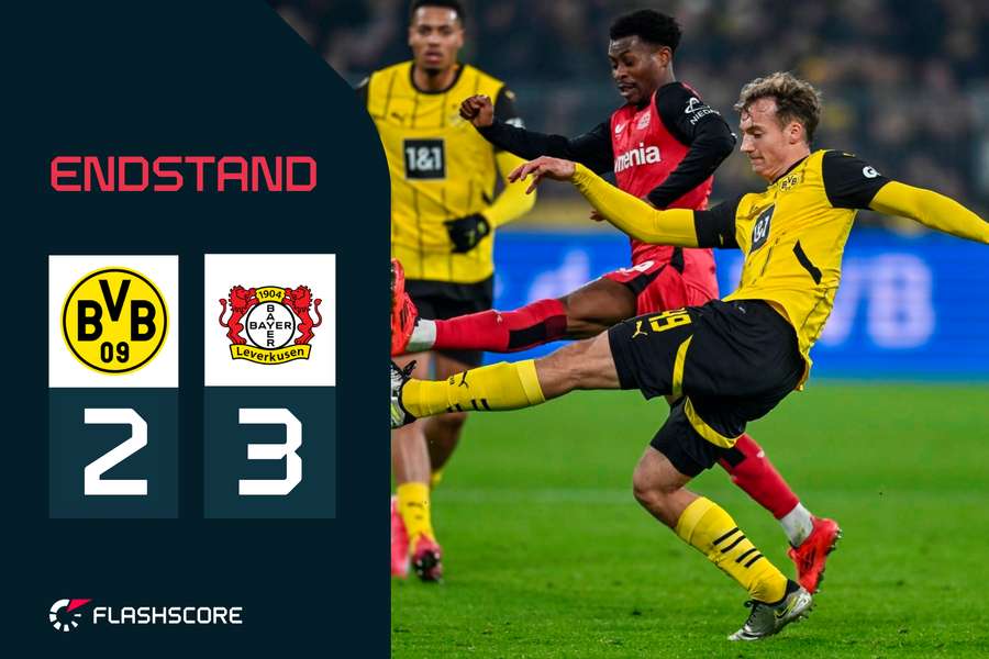 Dortmund konnte den frühen Doppelschlag nicht wegstecken.