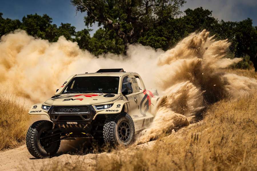 João Ferreira ao volante do Toyota GR Hilux T1+ EVO