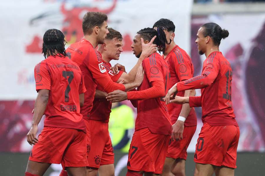 Celebración del Bayern de Múnich contra el Leipzig