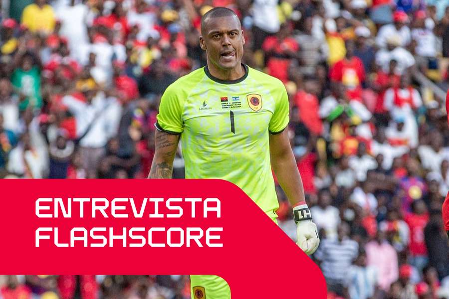 Hugo Marques, titular de Angola no particular com a Argentina Hugo Marques, titular de Angola no particular com a Argentina