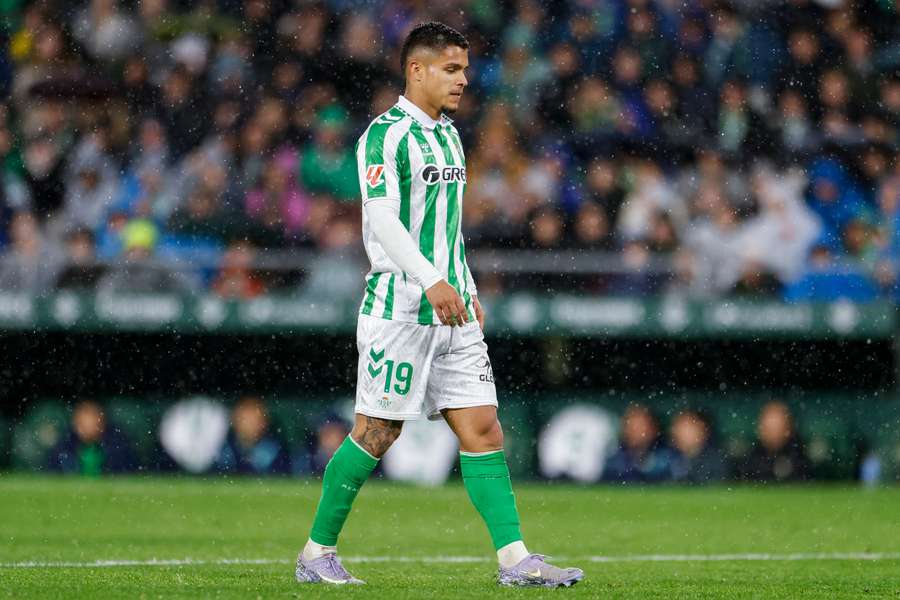'Cucho' Hernández, en el Benito Villamarín
