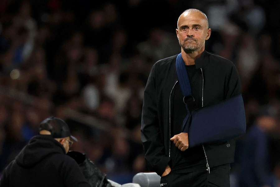 Luis Enrique w środowy wieczór.