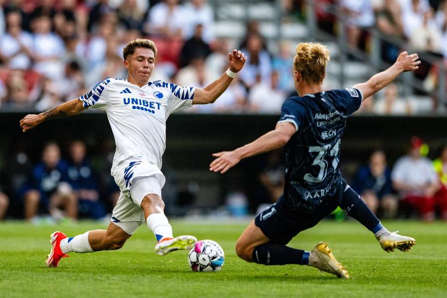 AGF earned a hard-fought win in their new temporary home against FC Copenhagen