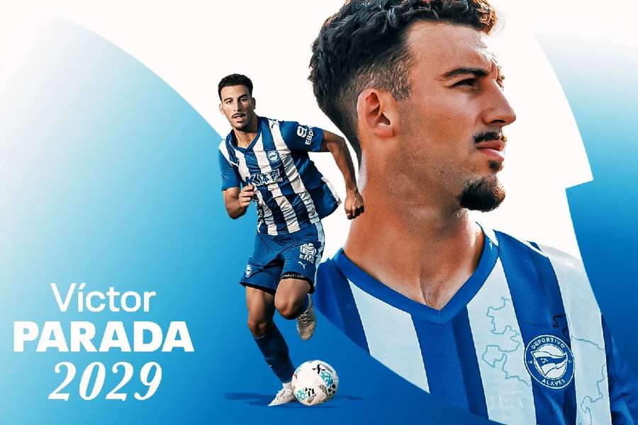 El Alavés renueva al lateral izquierdo Víctor Parada