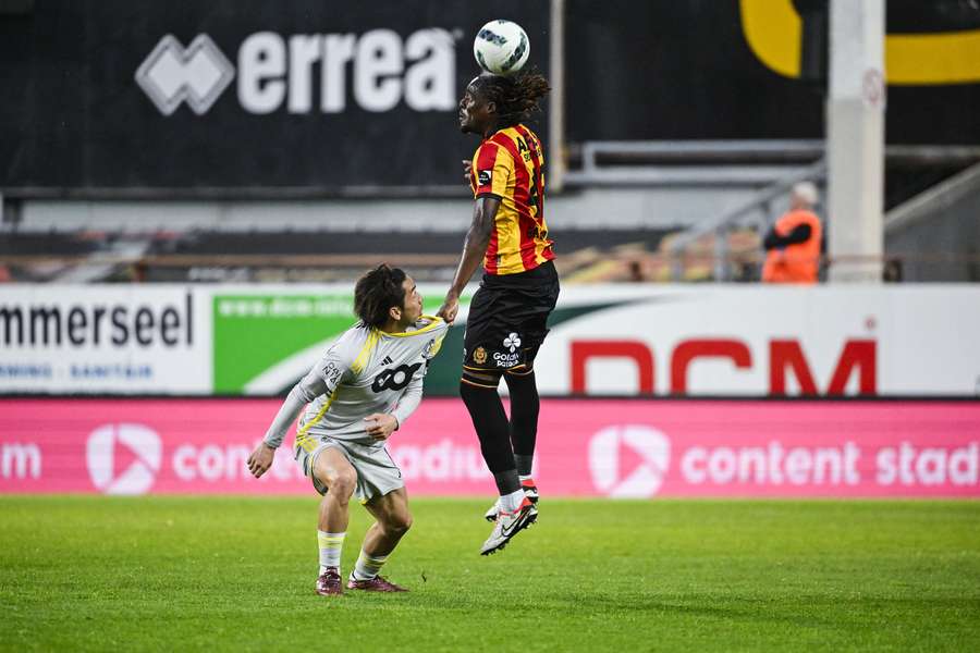 Garananka i aktion for Mechelen.