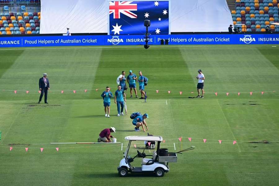 Batting was tough for both sides at the Gabba