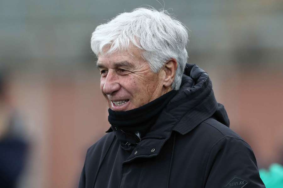 Gian Piero Gasperini sorride prima di Como-Atalanta