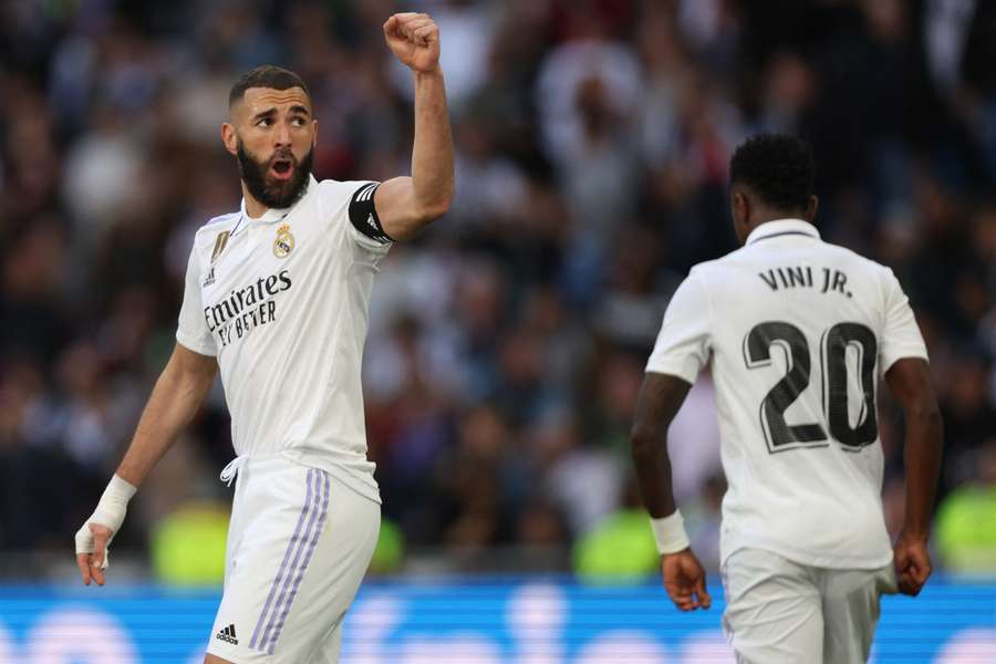 Benzema si proti Valladolidu připsal hattrick.